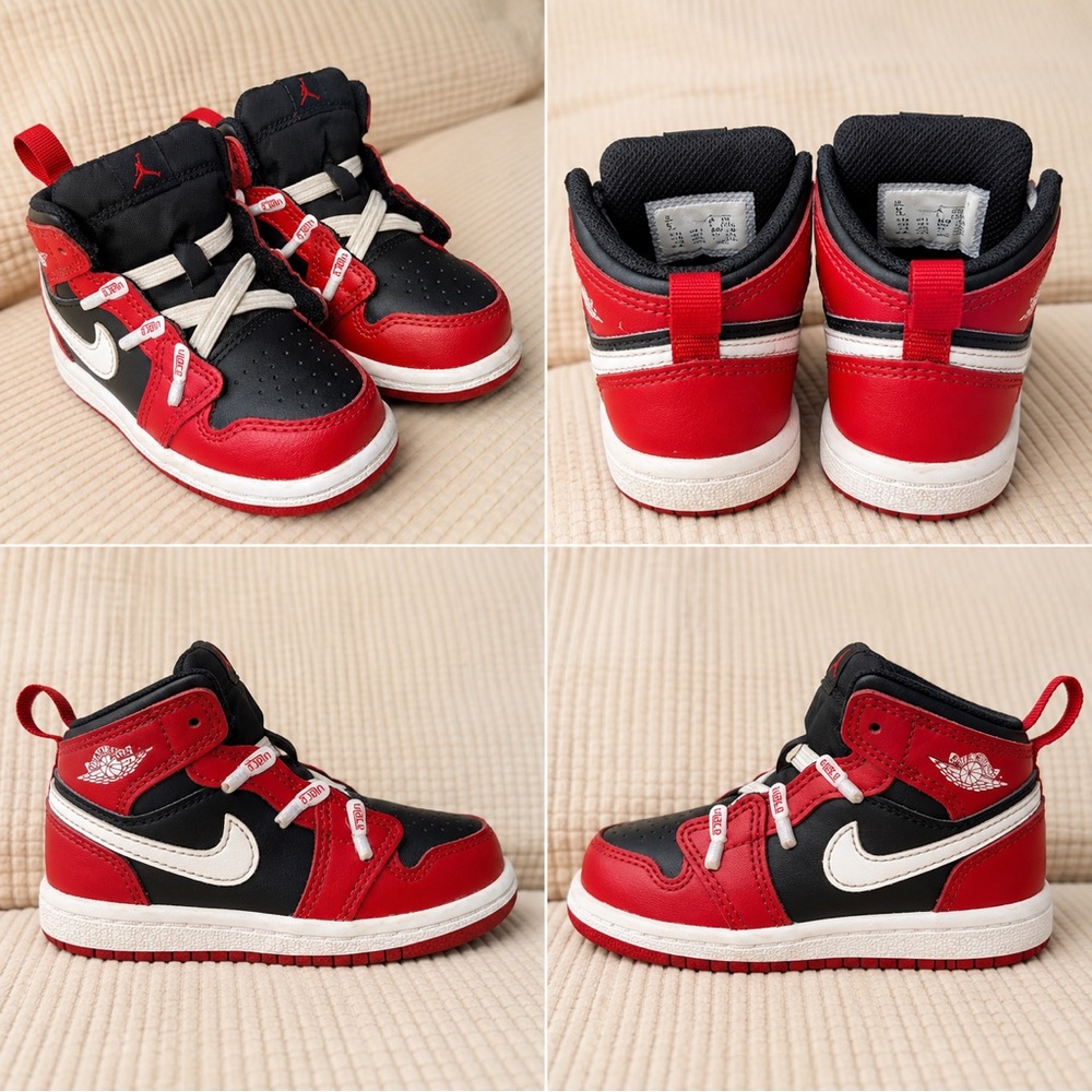Nike Air Jordan 1 Toddler Sneakers — Size 5C ❤️🖤